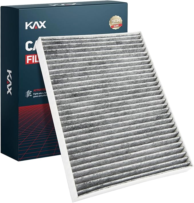 KAX HEPA Cabin Air Filter with Activated Carbon, CF11663 Replacement for Chevrolet Traverse 2009-2017, GMC Acadia 2007-2016 Acadia Limited, Buick Enclave, Outlook, Passenger Compartment Air Filter
