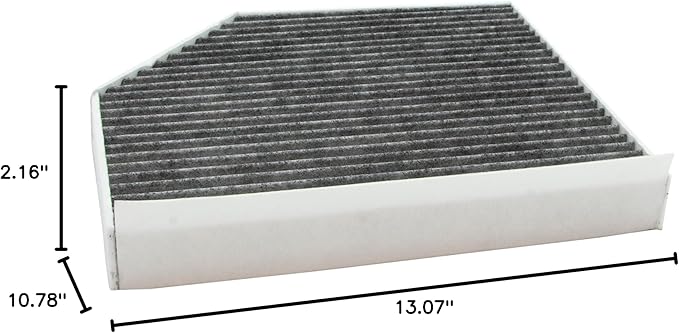ECOGARD XC36071C Premium Cabin Air Filter with Activated Carbon Fits2019-2025 Porsche Macan, 2010-2017 Audi Q5, 2009-2016 A4 Quattro, A4, 2010-2017 A5 Quattro, 2010-2018 S4, Recirculation (Pack of 6)