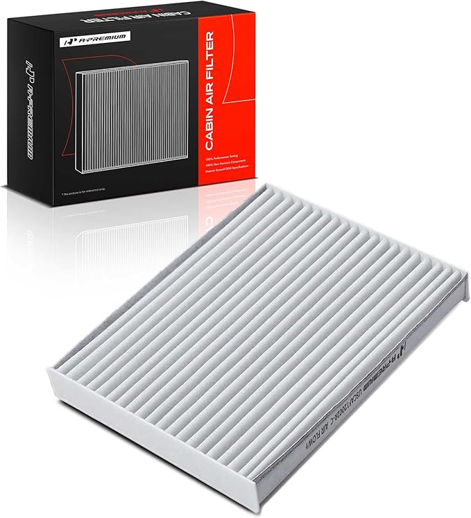 A-Premium Cabin Air Filter with Activated Carbon Compatible with Kia Models - Soul 2014 2015 2016 2017 2018 2019, Soul EV 2015-2019 - Behind Glove Box - Replace# 97133-B2000, 97133B2000