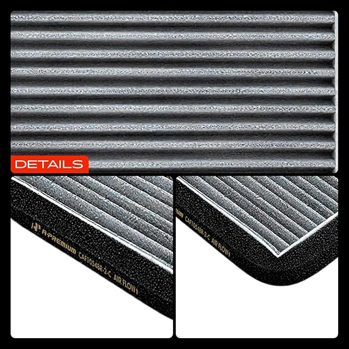 A-Premium 2-PC Cabin Air Filter with Activated Carbon Compatible with Ford Escape 2007-2012 & Mazda Tribute 2008-2011 & Mercury Mariner 2007-2011, Replace# 7T4Z19N619B