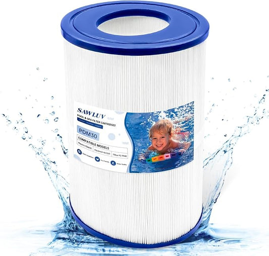 PDM30 Oval Spa Filter Fit for Dream M Aker Hot Tubs 461269, Fil bur FC9940, Cross Over 730L 730S, ODY ssey, Big E Z, EZL, 30 sq.ft Hot Tub Filter Cartridge