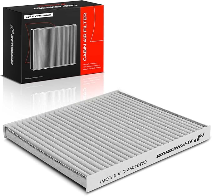 A-Premium Cabin Air Filter with Activated Carbon Compatible with Nissan LEAF 2023, 370Z 2009-2020, Z 2023-2025