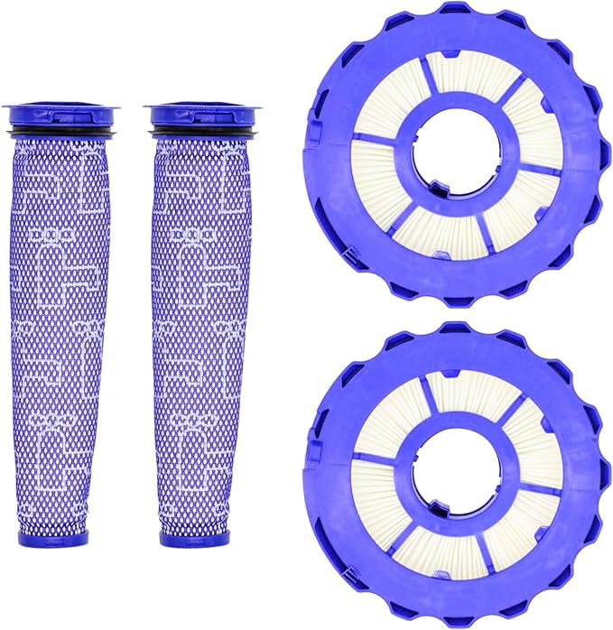SCREENTRONICS Pre & Post Motor HEPA Filters Compatible Replacement for Dyson DC40 Light/Slim Ball Animal Multi Floor Origin and Total Vacuum Cleaner Part # 923587-02, 922676-01 (2 Pack)