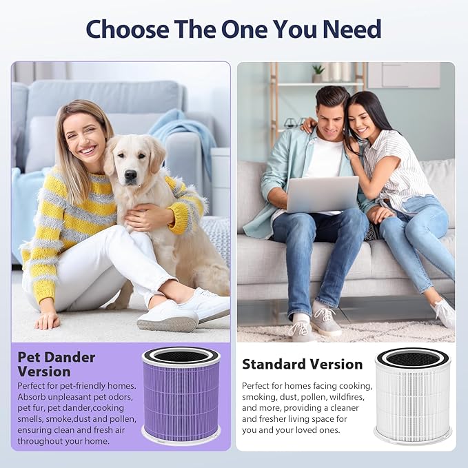 2 Pack AP301 Pet Care Replacement Filter, Only Compatible with Dayette & JOWSET AP301 AP302 Air Purifier, Designed for Pet Odors, NOT FOR AP201 AP303 AP304 AP401 AP402 AP403 AP404 Air Purifier