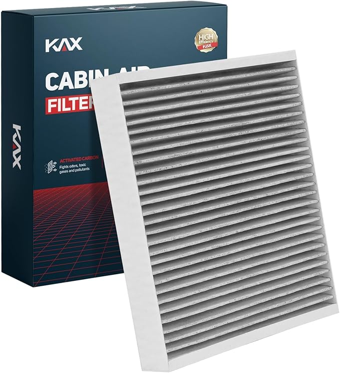 KAX HEPA Cabin Air Filter with Activated Carbon, CF10775 Replacement for Chevrolet Cruze, Trax, Malibu,Encore, Sonic, SRX, Spark, Volt, LaCrosse, Orlando, Verano, Regal, Cascada, Allure, Cabin Filter
