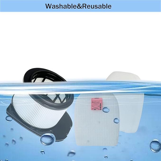 IZ862H 6-Piece Filter Kit for Shark Stratos Vacuum, IZ562H, IZ540H | Compatible with UZ565H, IZ840, IZ800 | Includes Foam & Felt Pre-Motor Filters