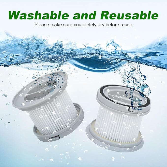 FSV011 Replacement Filters for FABULETTA 23Ft Corded Stick Vacuum Cleaner - 2Pack (NOTE: IT IS NOT FSV001 Filter)