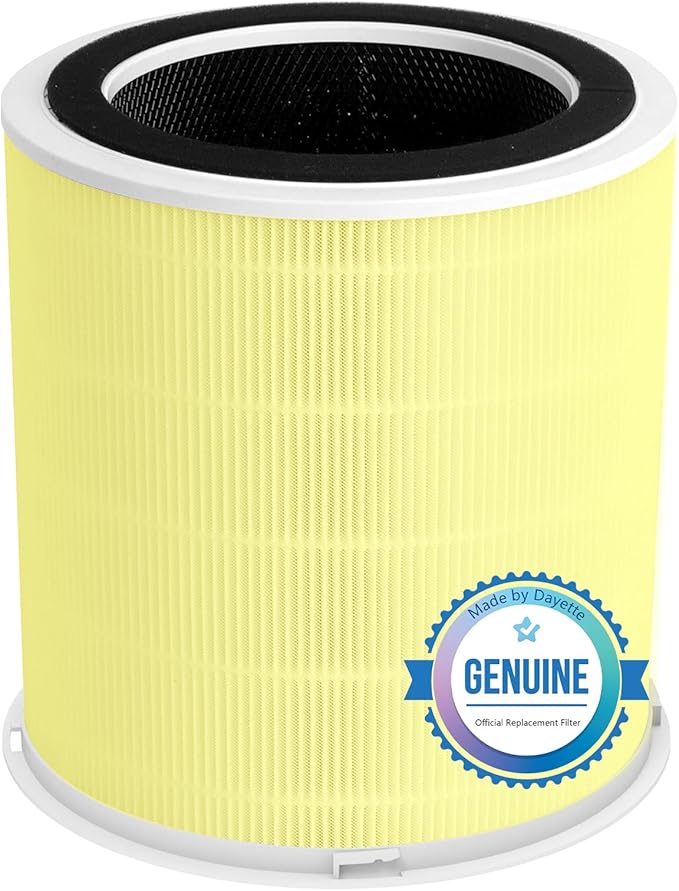 Pet Dander Odor H14 Replacement Filter Compatible with DAYETTE Air Purifier AP401 AP402, 4-in-1 H14 Grade True HEPA, High-Efficiency Activated Carbon