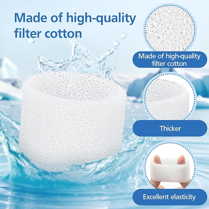 ShufudeJa 30-Pack Top Fill Humidifier Replacement Filter Compatible with LEVOIT Classic160, Dual150, Dual200S, Classic300(S), LV600S, OasisMist450S, Superior6000S Humidifiers