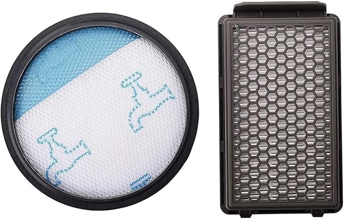 Compatible for Rowenta Cyclonic Power Series, Moulinex, and Tefal Compact Vacuum Filter Set, 4-Pack