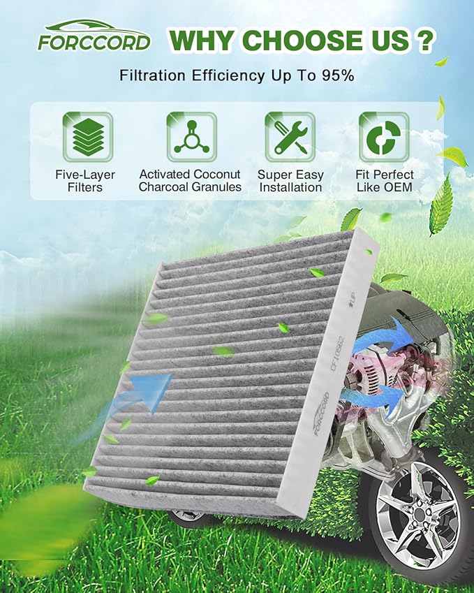 Cabin & Engine Air Filter Kit Fit for 2019-2023 BMW X5 X7 X6 3.0L Only; 2017-2023 BMW 530i / 540i / 530e / 740i / 840i xDrive 2.0L/3.0L Replace#64115a1bdb6 13718691835 (3-Pack Filters)