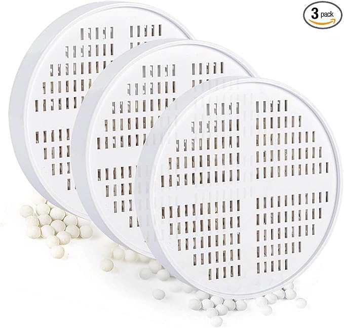 xcivi Vitamin C + E + A Shower Filter Replacement Cartridge for Aquahomegroup Shower Head, Shower Head Filter Supports Healthier Skin, Hair & Nails - 3 Packs