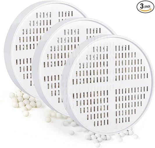 xcivi Vitamin C + E + A Shower Filter Replacement Cartridge for Aquahomegroup Shower Head, Shower Head Filter Supports Healthier Skin, Hair & Nails - 3 Packs