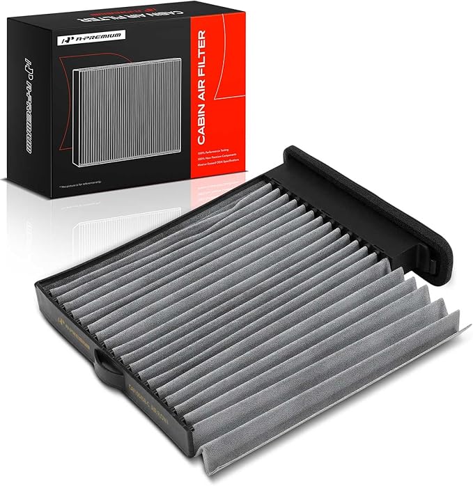 A-Premium Cabin Air Filter with Activated Carbon Compatible with Nissan Versa 2007-2013, 1.6L 1.8L, Replace# 27274ED000