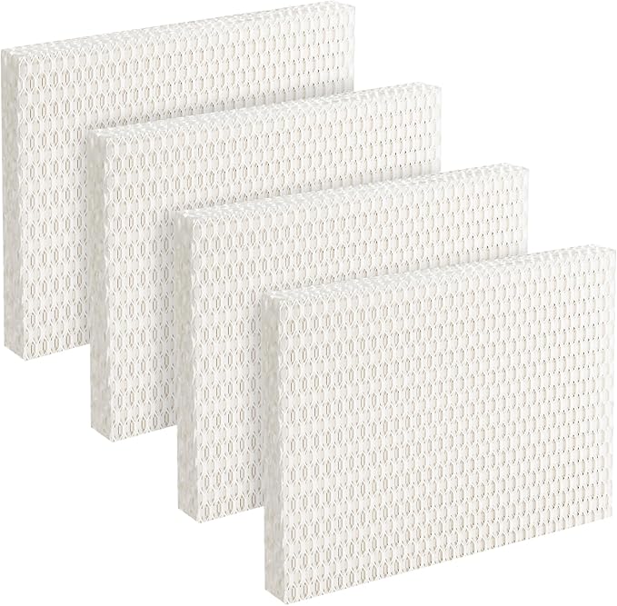 Fil-fresh MD1-0034 Replacement Humidifier Wick, Replacement Filter Compatible with Vornado Evaporative Humidifier Evap40, Evap2, EV100, EV200, EVDC300, EVDC500, High Moisture Output, 4-Pack