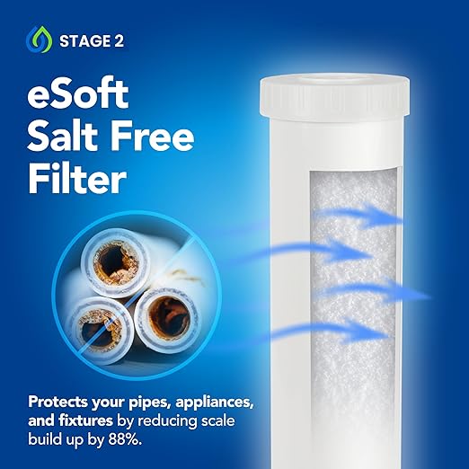 Kind Water Systems - Whole House Salt Free Water Softener Alternative - Filters Dirt, Sand, and Debris - Protects Plumbing and Appliances from Hard Water Scale - Easy Installation - Zero Water Waste
