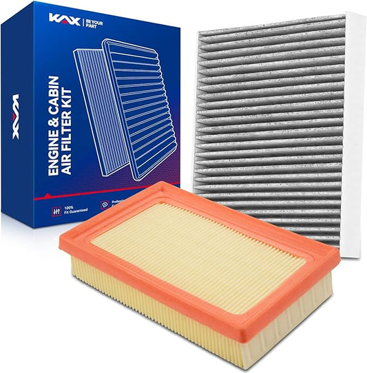 KAX Engine & Cabin Air Filter Kit, Replacement for Toyota Prius 2016-2022 (From 11/2015), Corolla 2020-2026 1.8L(Hybrid Models), Prius Prime 2017-2022, Prius AWD-e 2019-2022, Replace# CA11426 CF12157