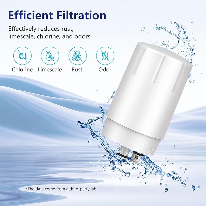 2 Pack Faucet Filter Replacement for Brita® Faucet Filter 36311 On Tap Water Filtration System Compatible with Brita® Replacement Filters 36313, FR-200, FF-100, Chrome