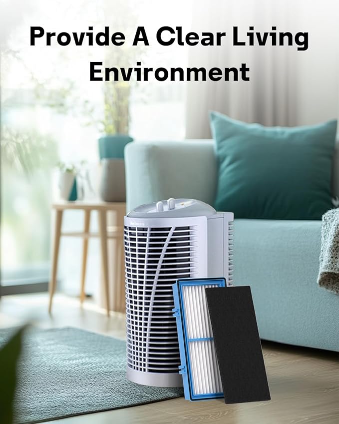 Leemone Aller-gen Remover Aer1 Filter Replacement for Holmes Air Puri-fiers, 1 True HEPA Filters + 2 Carbon Booster Filters, HAPF300AP-U4