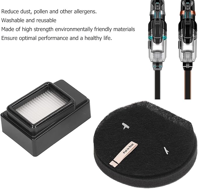 Vacuum Cleaner Filter Set with Filter Cotton Replacement for Pet 2792 1621427 621616 1621064 and Environmentally Friendly Home Accessories