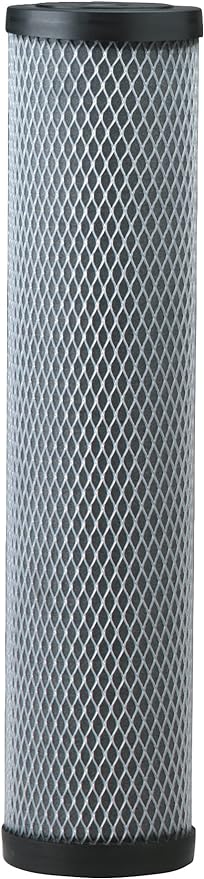Pentair Pentek C1-20BB Big Blue Carbon Water Filter, 20-Inch, Whole House Heavy Duty Dual Purpose Powdered Activated Carbon-Impregnated Cellulose Replacement Cartridge, 20" x 4.5", 5 Micron , Black