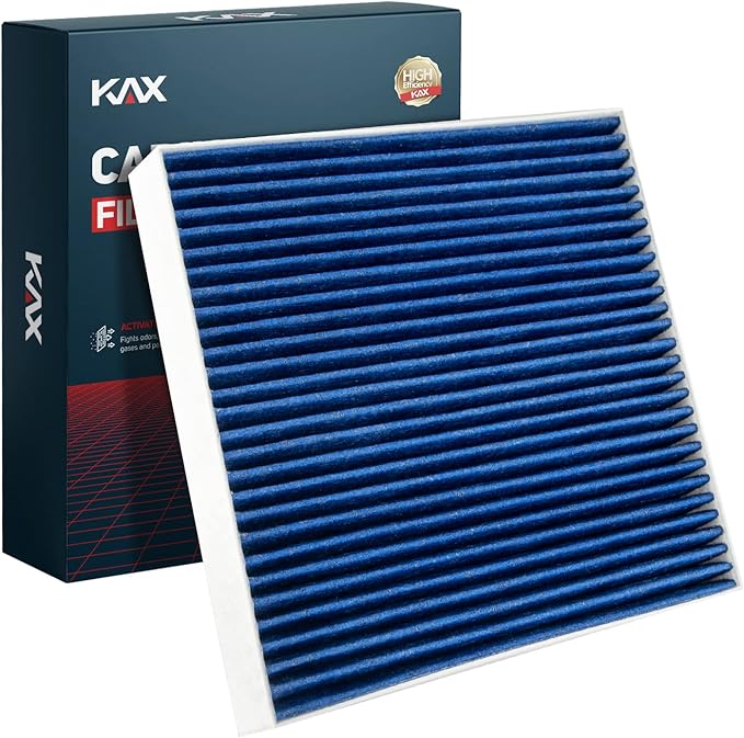 KAX Premium HEPA Cabin Air Filter with Dual Active Carbon, CF10134 Replacement for Honda CR-V, Accord, Odyssey, Civic, Passport, Pilot, Crosstour, MDX, RDX Cabin Filter, Strong Adsorption Cabin Filter