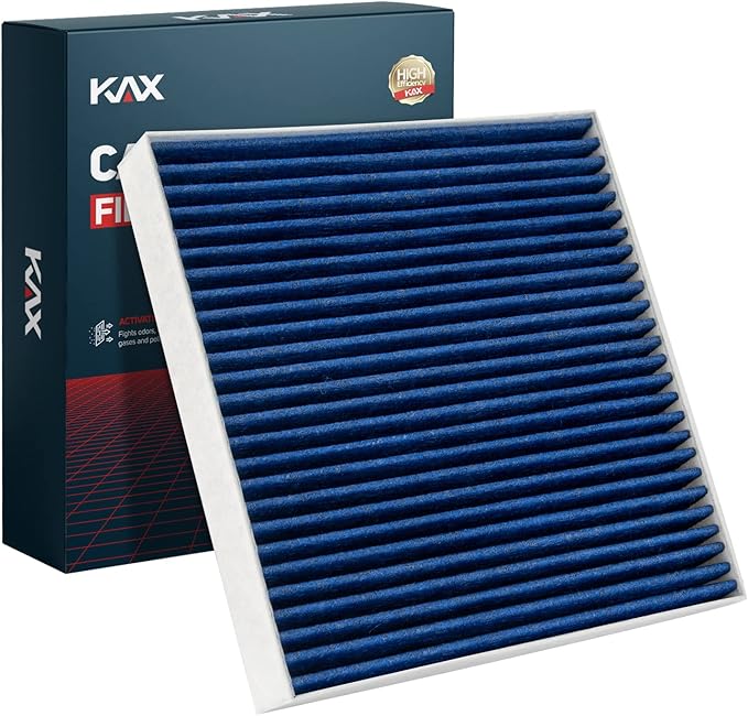 KAX Premium HEPA Cabin Air Filter with Dual Active Carbon, CF11182 Replacement for Honda Civic, CRV, RDX, Fit, Clarity, Insight, CRZ, TLX, HRV, Strong Adsorption Cabin Filter Filter Up Dust Odor