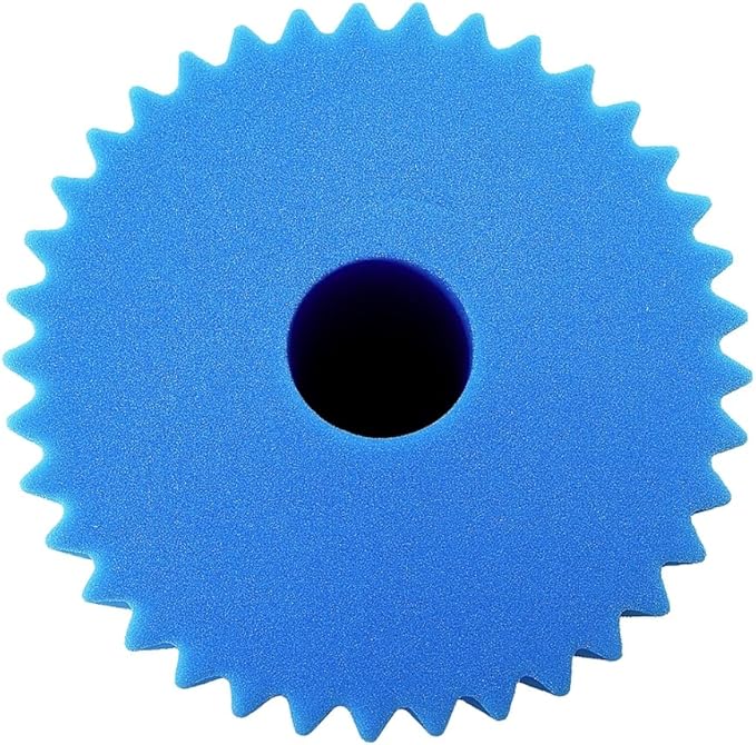 Nispira 506B Foam Dust Filter Replacement for Electrolux Centralux Aerus Central Vacuum 1561,1569,1580,1584,1590,1590A E130 Series, E177A Blue Scalloped, 1 Pack