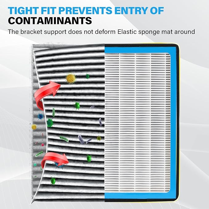 HEPA Cabin Air Filter replacement CF11671 Compatible with RAM 1500 2016-2021,1500 CLASSIC 2019-2020,2500/3500/4500/5500 2016-2020;Mazda CX-7 2007-2012