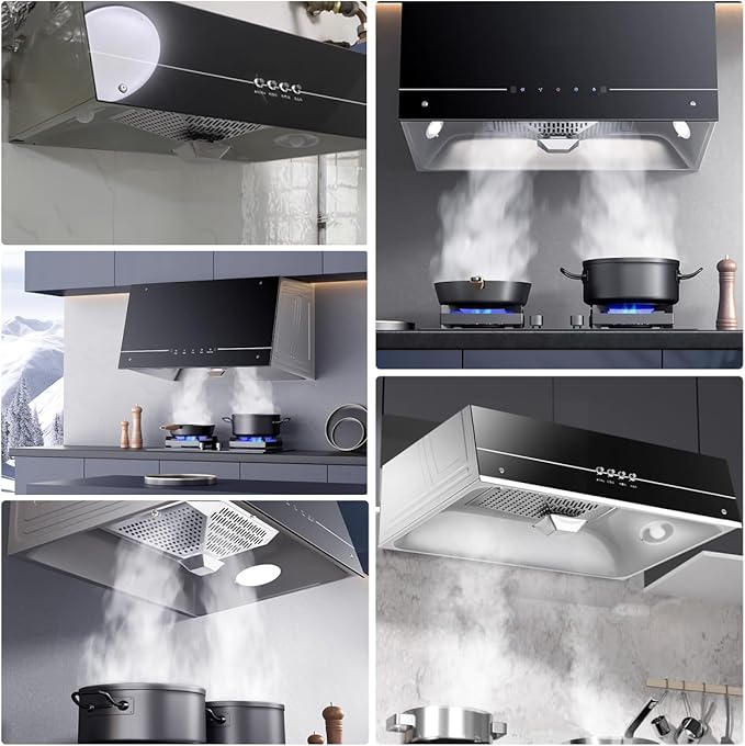 DOITOOL 10Pcs Round Range Hood Filter 8.3 inch,Stove Hood Filter Range Hood Grease Mesh,Cooker Net for Kitchen,Grease s Hood Accessories