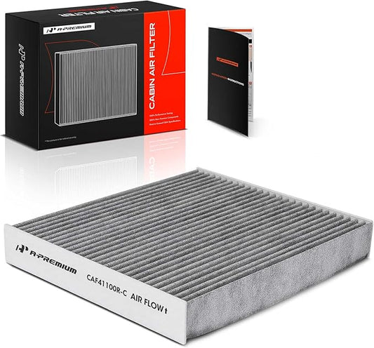A-Premium Cabin Air Filter with Activated Carbon Compatible with Porsche Panamera 2010-2018, Behind Glove Box, Replace# 97057362300