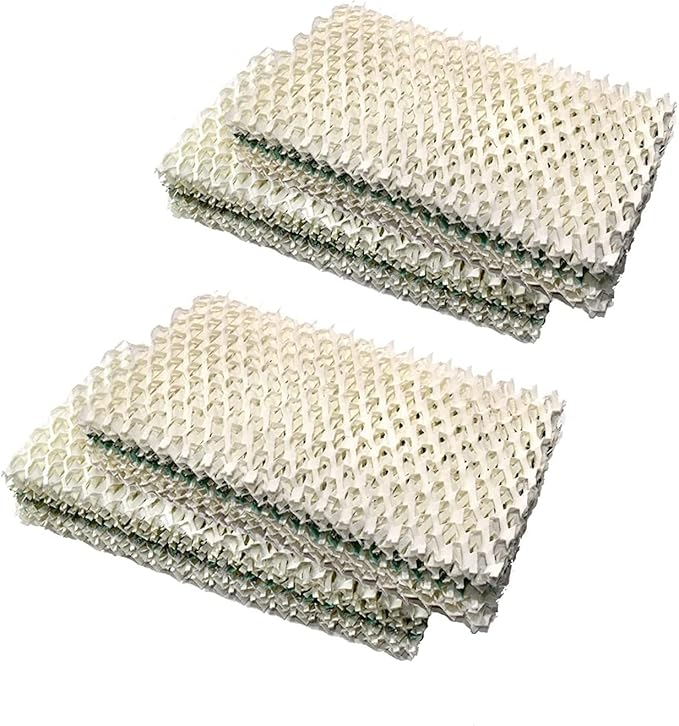 HQRP 4-Pack Wick Filter Replacement for Idylis 828413B002, IHUM-10-140 / I HUM 10 140 4-Gallon Humidifier, HDC-2R HDC-411