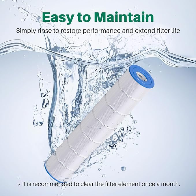 TOREAD PA131 Pool Filter Replaces PA131-PAK4, Ultral-A2, Hayward CX1280XRE, SwimClear C5020, Unicel C-7494, Filbur FC-1227, FC-6435, C5025, C5030, 4 X 131 sq. ft. Filter Cartridge 4 Pack