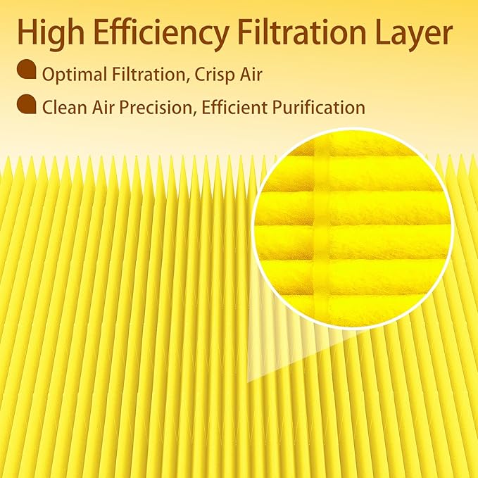 Cabin Air Filter CF11966, Replacement for Select GM Vehicles (Chevrolet, Cadillac, Buick, GMC: XT5, Silverado, Tahoe, Colorado, Cruze, Equinox, Impala, Malibu, Traverse), Aroma Elements