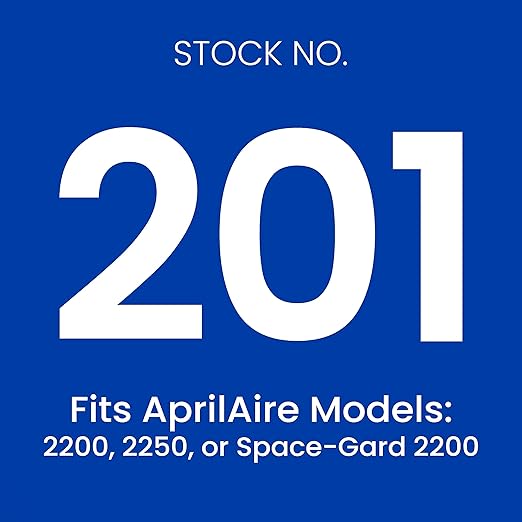 AprilAire 201 Replacement Furnace Filter for AprilAire or Space-Gard 2200 or 2250 Whole-House Air Purifiers - MERV 10, 20x25x6 Air Filter (Pack of 1)