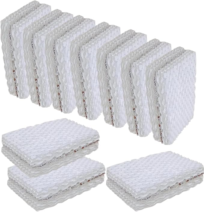 Wf813 Eqwf813 Humidifier Filters Replacement Compatible with Equate EQWF813 EQ-2119-UL PCWF813 Relion RCM832 RCM-832N Protec RWF813 PCCM-832N Cool Mist Humidifiers Wick Filter (10 - Pack Eqwf813)