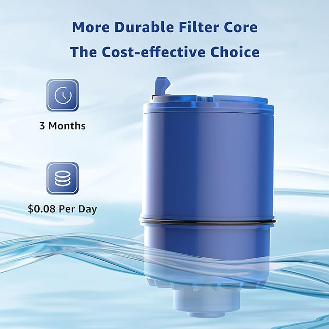 Overbest NSF Certified Water Filter, Replacement for Pur® Faucet Water Filter, Pur®PLUS Faucet Model FM-2500V, FM-3700, PFM150W, PFM350V, PFM400H, PFM450S, Pur-0A1 (Pack of 6)