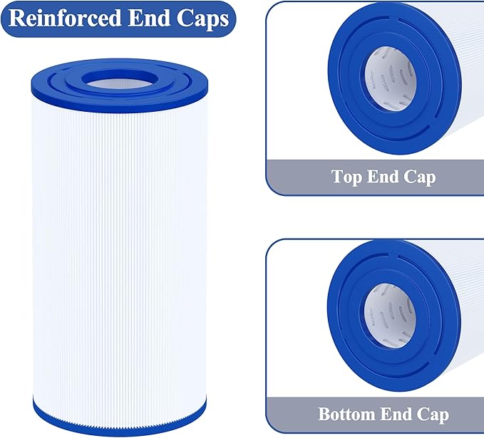 Cryspool® 04061 Filter Compatible with C-4335, PRB35-IN, R173431, Guardain 409-219, FC-2385, 03FIL1300, 35 Sq. Ft Spa Filter Cartridge, 2 Pack