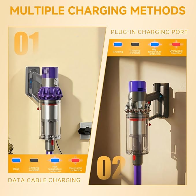 Upgraded 8000mAh 25.2V Li-ion V10/SV12 Battery Replacement Compatible with Dyson V10 Animal/Absolute/Motorhead/Cyclone Series Cordless Vacuum Cleaner, Includes 2 Filters (Not for V8/SV10)