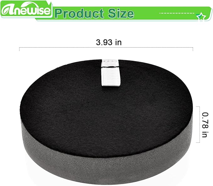 Anewise 3070 Filter for Bissell for Cleanview Pet Slim 2831 3080 2921 3925 Pet Hair Eraser Slim 2897 Poweredge 2900 3274 Corded Stick Vacuum, 4 Pack Replacement Filter for Bissel Model, Part #1623102