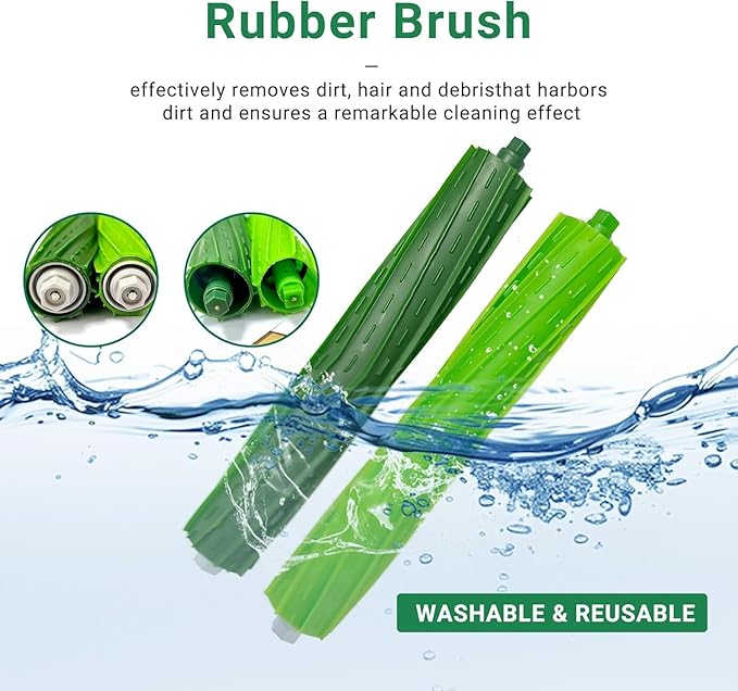 705 Replacement Parts Accessories kit for iRobot Roomba Max 705 Vac Plus 504 Vac Vacuum Cleaner, 2 Roller Brush 4 Dust Bag 4 HEPA Filter 4 Side Brush 1 Cleaning Tool