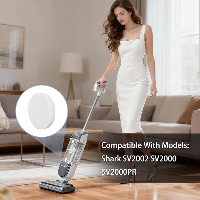 SV2002 Filter Replacement Filter Compatible with Shark SV2002 SV2000 SV2000PR Freestyle Max Cordless Upright Vacuum (4 Pack)