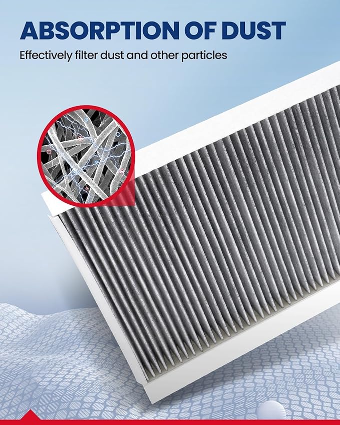 KAX CF8392A Cabin Air Filter Replacement for Chevy Impala, Impala Limited, LaCrosse, Grand Prix, Allure, Regal, Monte Carlo, Century, Intrigue, Activated Carbon Passenger Compartment Air Filter