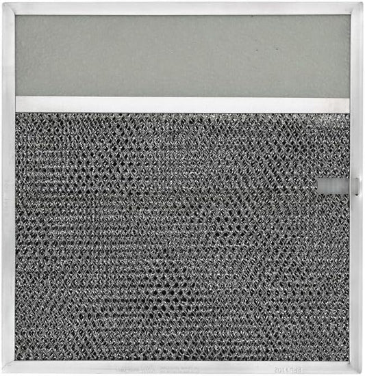 American Metal Filter Company RLP1102 Aluminum and Carbon Lens Range Hood Filter -11 1/2" x 11 3/4" x 3/8" - with 3-1/2" Lens