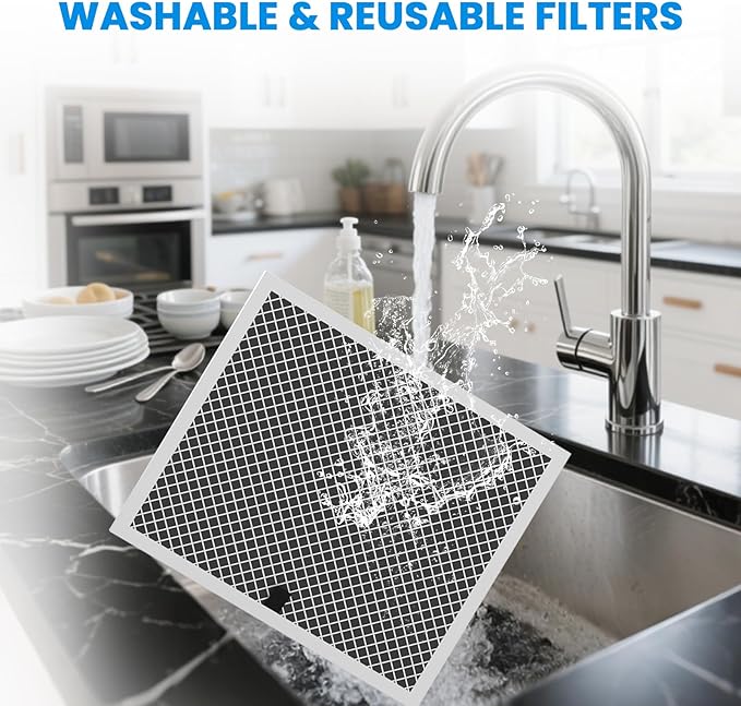 CADPXS MERV-1 Filter Replacement Set for Crawlspace Dehumidifiers Remois X70/XP70, Washable, 4 Pack