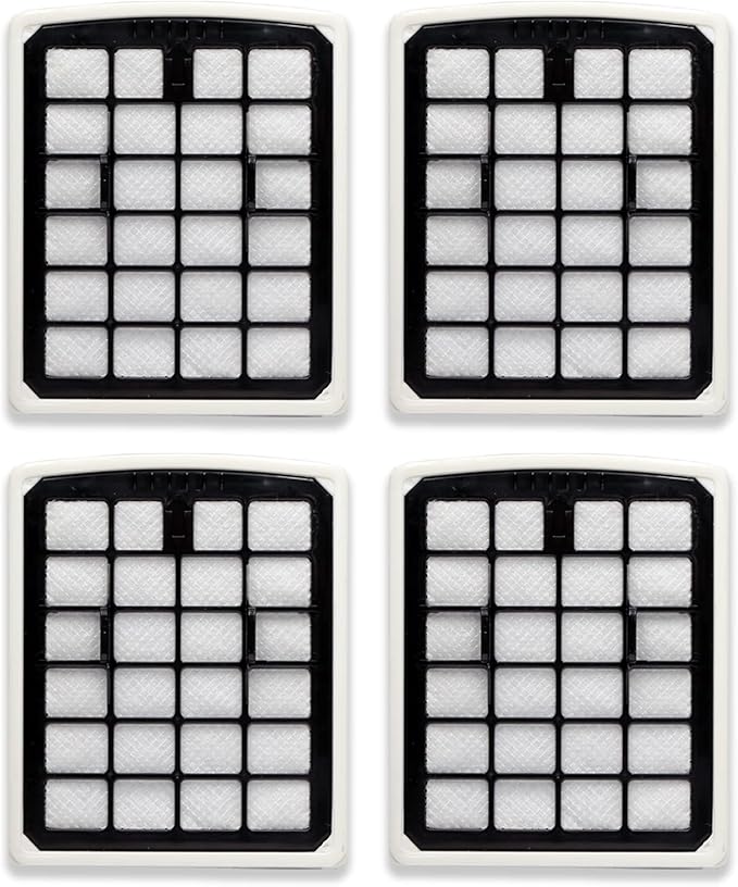 Vacuum Cleaner Filter Replacement Fit For Eureka NEN180 NEN186BL, Dust Cup Filters, Hepa Filters Fit For Eureka Bagless Canister Vacuum Cleaners (4pc-Dustcup Filter)