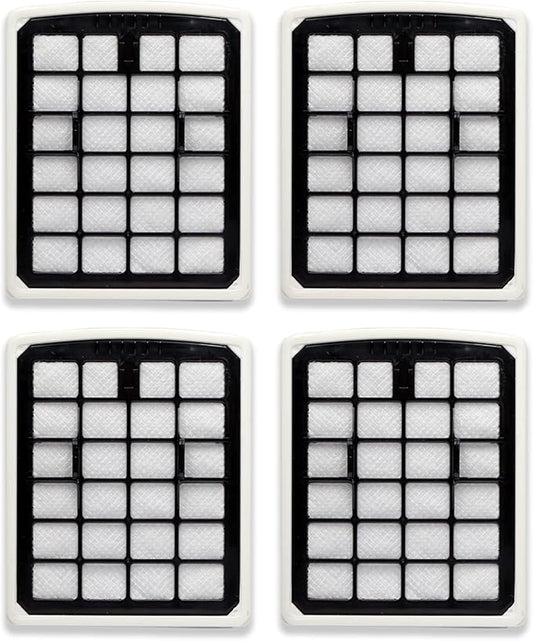 Vacuum Cleaner Filter Replacement Fit For Eureka NEN180 NEN186BL, Dust Cup Filters, Hepa Filters Fit For Eureka Bagless Canister Vacuum Cleaners (4pc-Dustcup Filter)