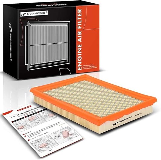 A-Premium Engine Air Filter Compatible with Nissan & Infinit Models - Rogue, Sentra, 300ZX, Juke, FX35, FX37, FX50, M56, Q50, Q60, Q70, Q70L, QX70