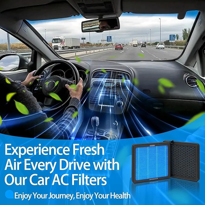 Cabin Air Filter, for 2016-2019 Hyundai Sonata (L4 2.0L Hybrid Only) & Kia Optima (2016-2020) (CF12159)