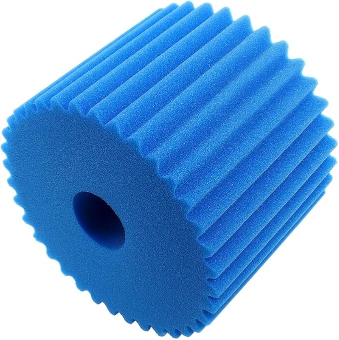 Nispira 506B Foam Dust Filter Replacement for Electrolux Centralux Aerus Central Vacuum 1561,1569,1580,1584,1590,1590A E130 Series, E177A Blue Scalloped, 1 Pack